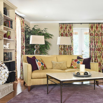Colorful Family Room