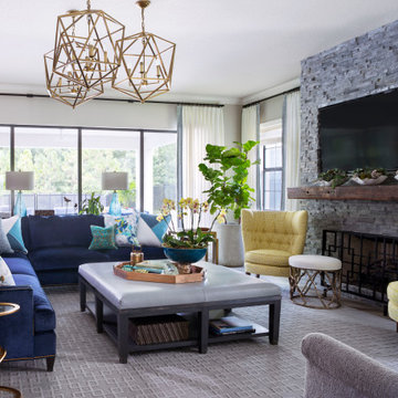 Colorful Great Room