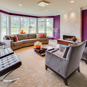 Colorful Living Room Redesign