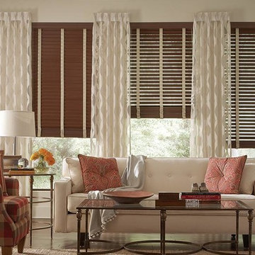COMPOSITE FAUX WOOD BLINDS - Lafayette Fidelis Faux Wood Blinds with Cloth Tape