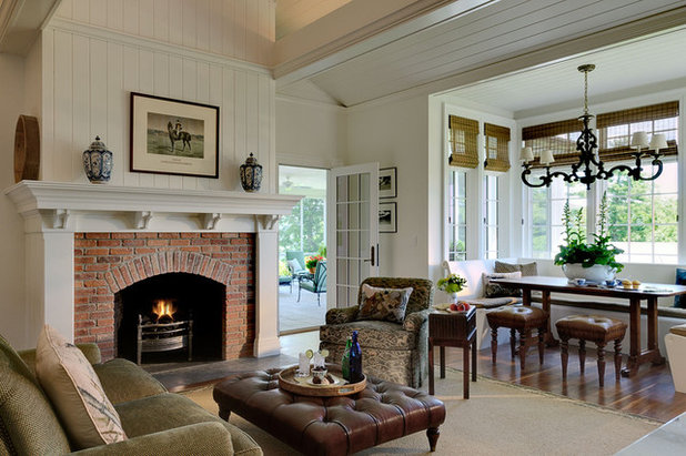 Traditional Family Room by Crisp Architects