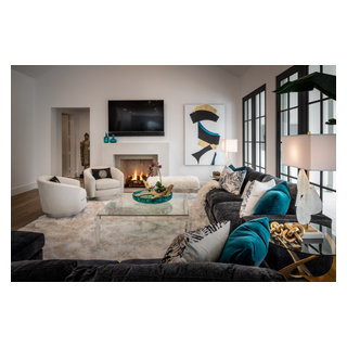 Transitional Family Room - Contemporary - Family Room - Houston - by