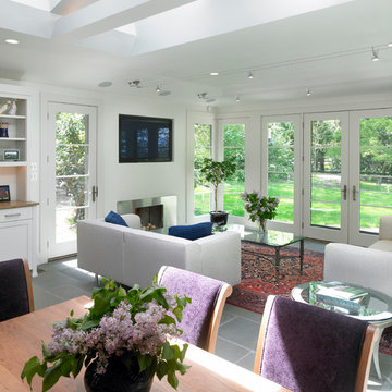 Contemporary family room addition