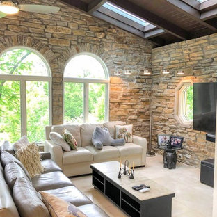 Contemporary family room