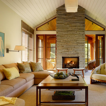 Contemporary Remodel and Addition, Central Marin County
