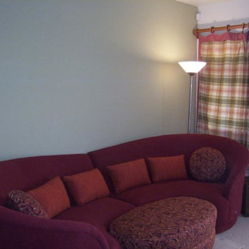 Contemporary Sofa & Ottoman