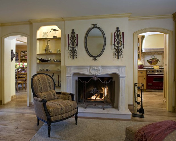 Victorian Family Room by Peg Berens Interior Design LLC