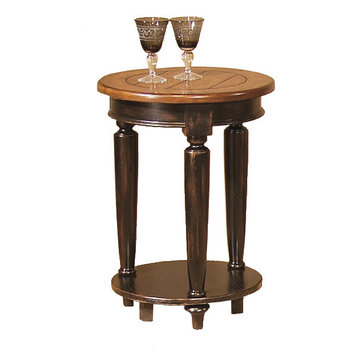Country Vista Round End Table