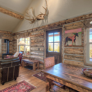 Cozy Big Sky Montana Ski Cabin Interior Design
