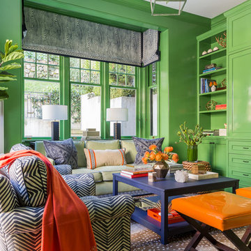 Cozy with a Pop of Orange