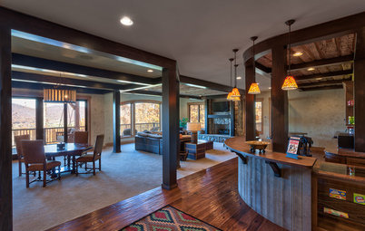 Basement of the Week: Rustic Sophistication in the Blue Ridge Mountains