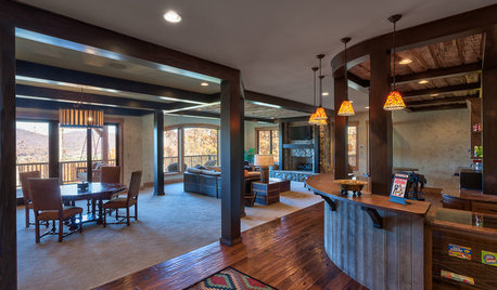 Basement of the Week: Rustic Sophistication in the Blue Ridge Mountains