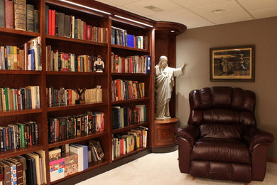 Custom Bookshelves for Private Library