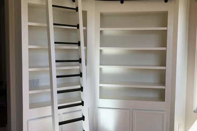 Custom Bookshelves w/Ladder