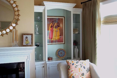 Example of a family room design in Baltimore