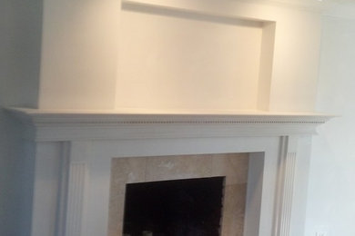 Custom fireplace build out