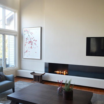 custom fireplace remodel