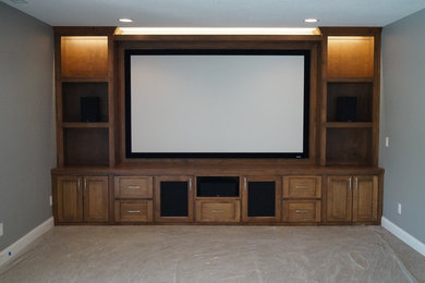 Custom Home Theater and Wet Bar