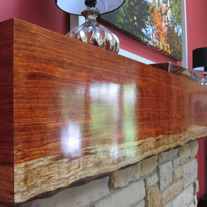 Live Edge Wood Mantel Photos & Ideas Houzz