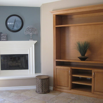 Custom media wall unit