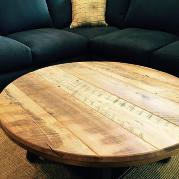 Custom Napa Coffee table, reclaimed wood vintage aged rustic design