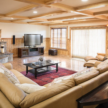 Custom Northern Maine Log Home Estate