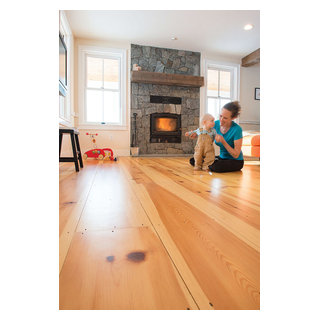 Custom Red Pine Wide Plank Flooring - Ponders Hollow Custom Wood Flooring &  Millwork