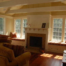 Traditional Family Room by Chic Windows by Michelle Jamieson