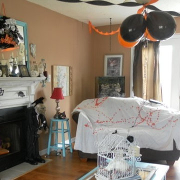 Decorating For A Halloween Party: DIY Spooky Slip Covers