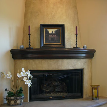 Decorative Fireplace Area