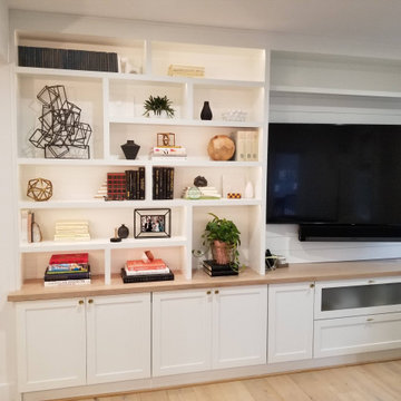 Den Built-ins with TV and Storage
