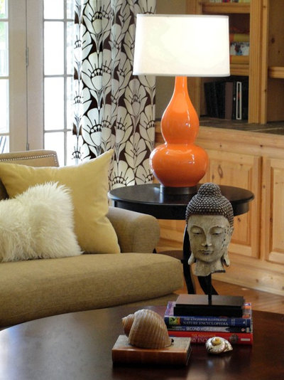 Eclectic Family Room by Rebekkah Davies Interiors + Design