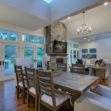 Dining area in family room