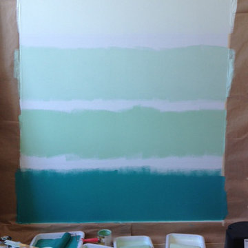 DIY Ombre Wall