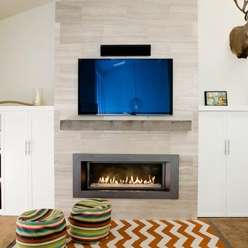 Dramatic Fireplace Makeover