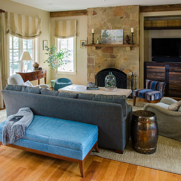 Eclectic Great Room in Goochland