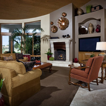 Eclectic Paradise Valley Family room
