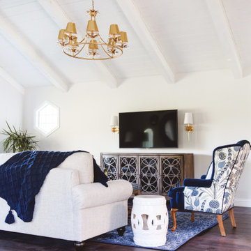 Eclectic Transitional Family Room