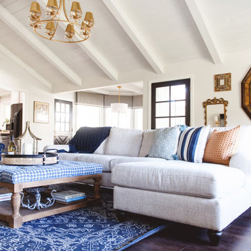 Eclectic Transitional Family Room
