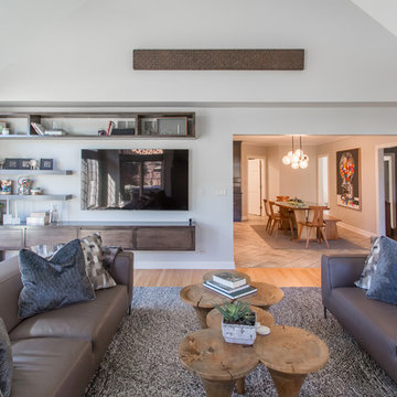 Elmhurst Residence - Kitchen and Family Room