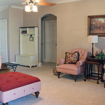 English Country Inpsired Family Room