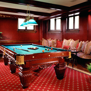 English Pub Billiards Room