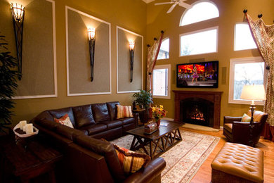 Example of a classic family room design in Baltimore
