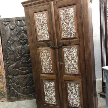 Exotic World Of Color And Old Word Charm Armoire