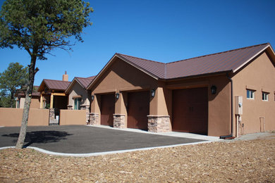 Example of a classic family room design in Albuquerque