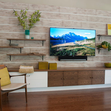 Fab Mid Century Custom Built Media Center