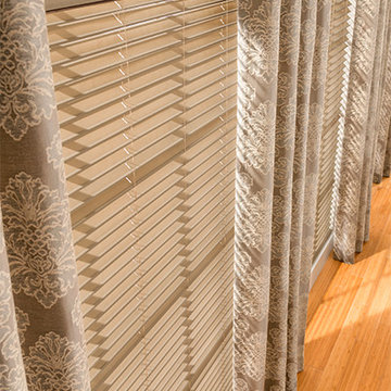FABRIC BLINDS - Graber Sorenta Fabric Blinds Grommet Curtains
