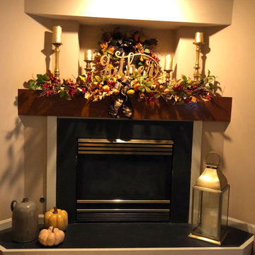 Fall Wreath and Garland Decor - Kala Ambrose Intuitive Interior Decor