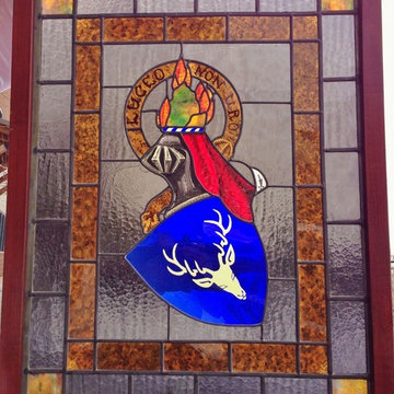 Family Crest Stained Glass