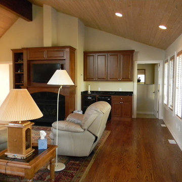 Family room after remodel